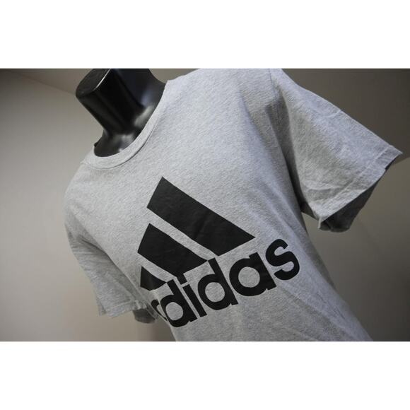 Adidas Gym Shirt Amplifier Performance Gray Short Sleeve Athletic Mens Size XL - Picture 2 of 7